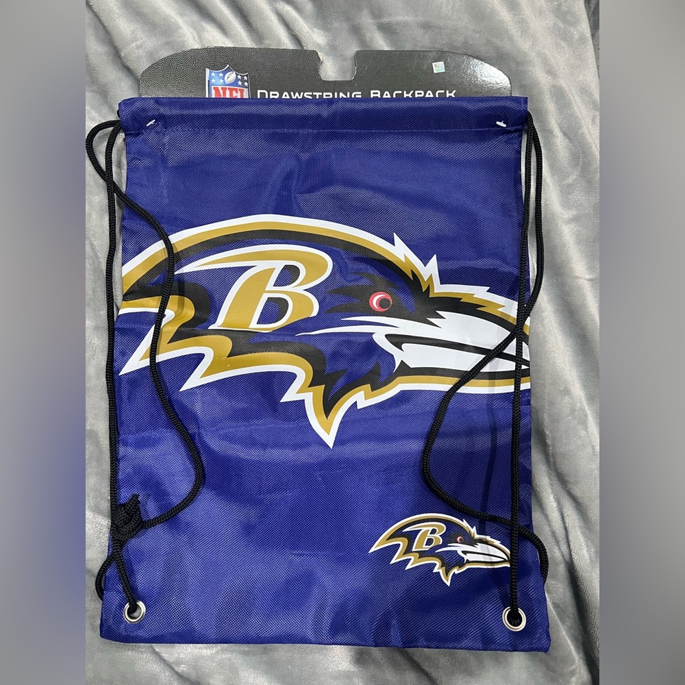 NFL Baltimore Ravens Drawstring Backpack
